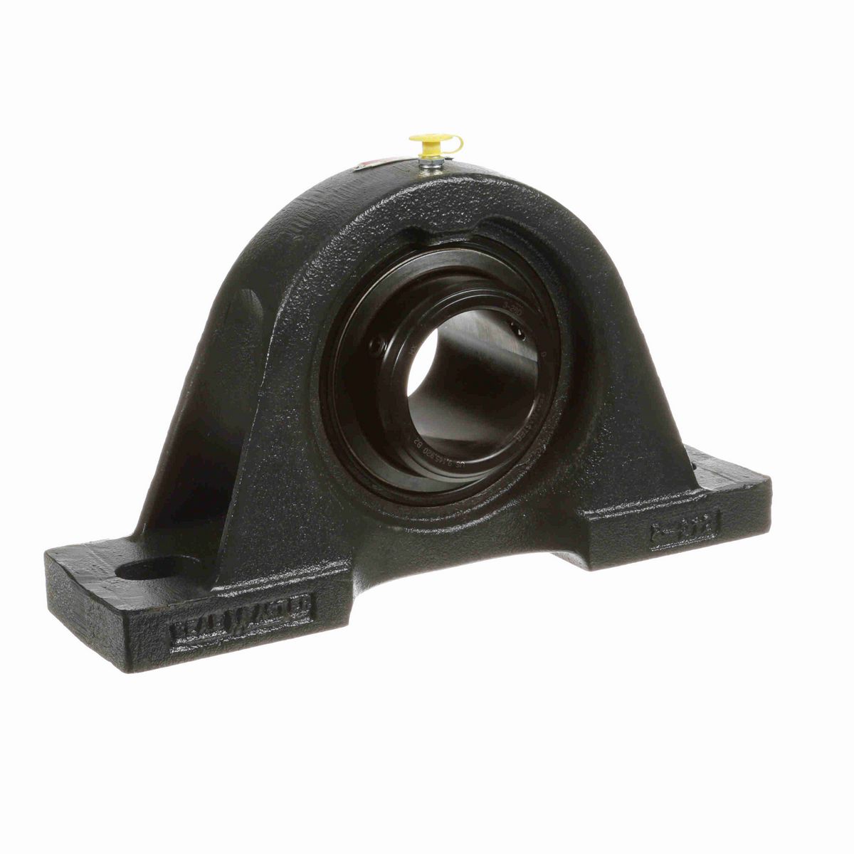 Sealmaster Mounted Cast Iron Two Bolt Pillow Block Ball Bearing - 52100 Bearing Steel, Black Oxided - Double Setscrew Lock - SPD-40