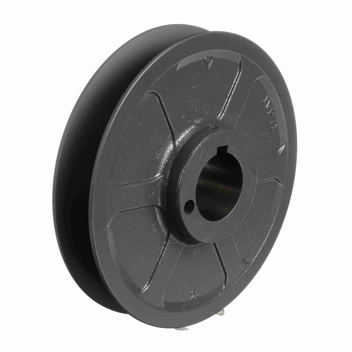 Browning 1 Groove Cast Iron Finish Bore FHP Variable Pitch Sheave - 1VP71X 1 5/8