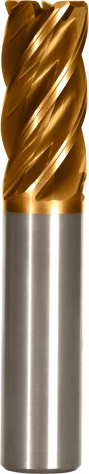 HARVI II TE Five Flute End Mill for Increased MRR Covering the Broadest Range of Applications and Materials;Roughing and Finishing with One Tool Kennametal HARVI II TE - Chamfered - 5 Flutes - Plain Shank - Metric [7156121]