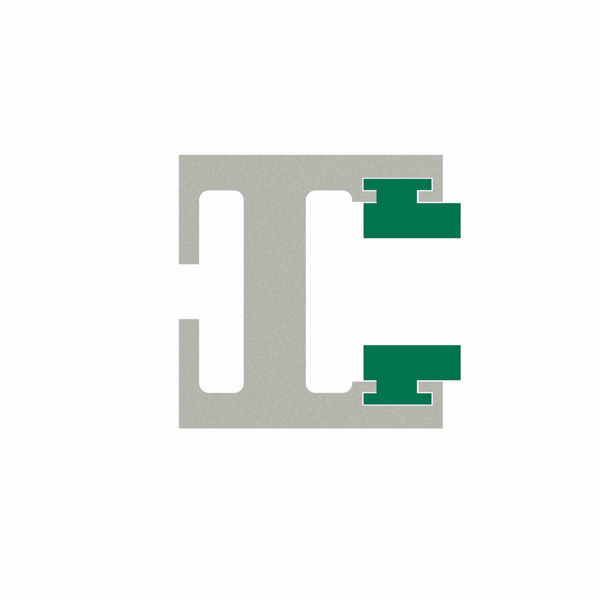 System Plast Chain Guide: 1.37"W X 1.44"H X 120"L Green UHMW-PE - VG-340-80-10