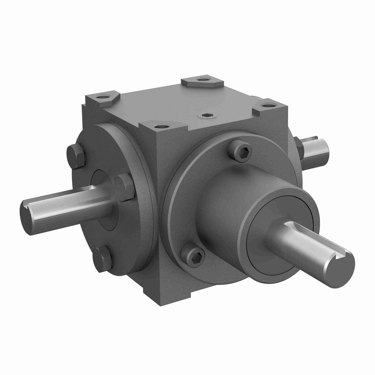 Hub City Bevel Gear Drives Cast Iron Bevel Reducer - M3 2/1 A,B ST