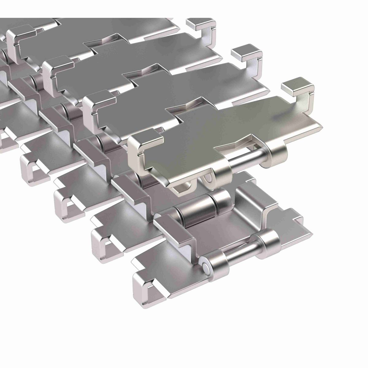 Rexnord 881TAB SideGrip™ Side-flexing, Material: Austenitic Stainless Steel, Width: 3.63in, Pitch: 1.5in - 765.34.31