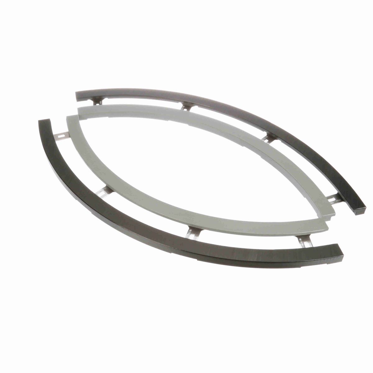 System Plast Tab Curve Track; Radius: 24-in, Series: VT3K-SR-B-980, Height: 1-in , Track Width: 4.75-in , Material: NOLU-SR - VT3K-SR-B-980-T-24-0450