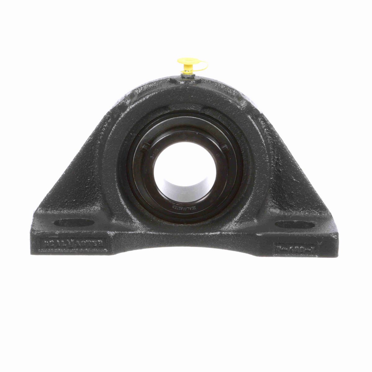 Sealmaster Mounted Cast Iron Four Bolt Pillow Block Ball Bearing - 52100 Bearing Steel, Black Oxided - Setscrew Lock - MFP-31