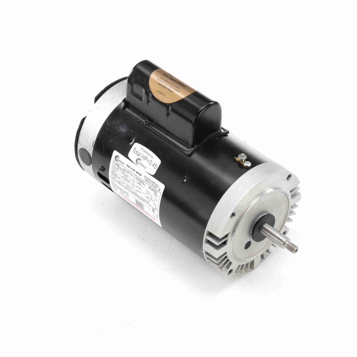 Century Pool Pump Motor, 3.0-.38 HP, 1 Ph, 60 Hz, 230 V, 3600 RPM, R56J Frame, DP - B966