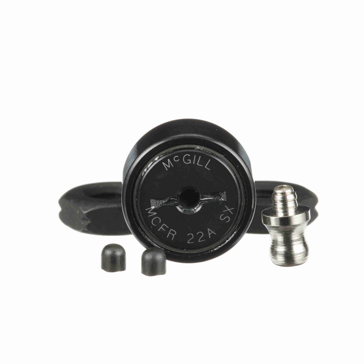 Опорный ролик с цапфой McGill CAMROL MCFR 22A SX, цилиндрический, с уплотнением, со шлицем под отвёртку, метрический