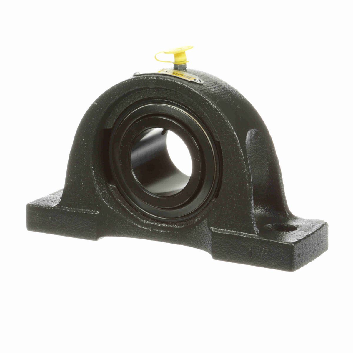 Sealmaster Mounted Cast Iron Two Bolt Pillow Block Ball Bearing - 52100 Bearing Steel, Black Oxided - Setscrew Lock - Air Handling Housing Fit, Noise Tested - NP-27 CXU