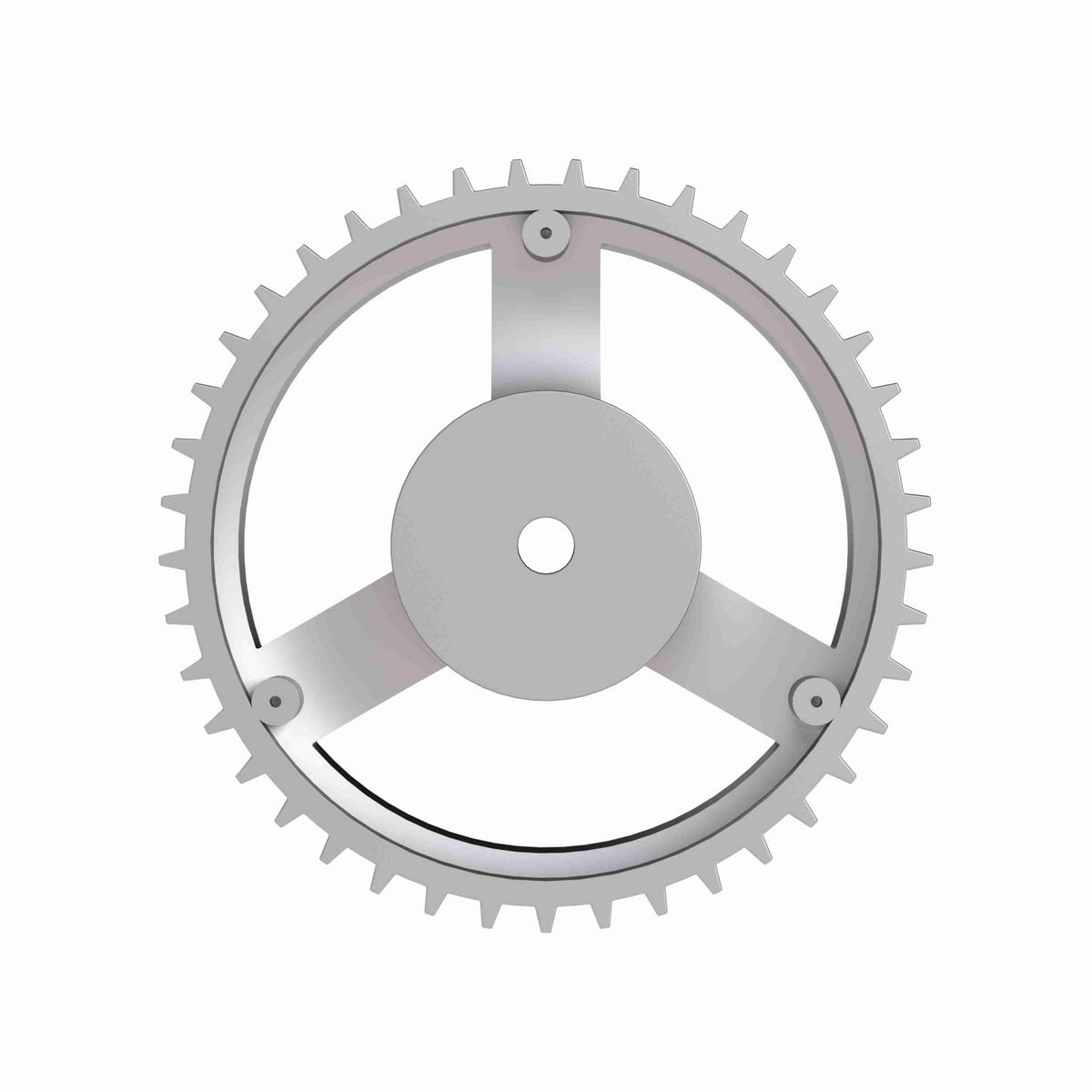 Rexnord 815 Series Solid One Piece Cast Iron Sprocket with 41 Teeth and a 3/4in Round Rough Stock Bore (RSB) - 401-334-20
