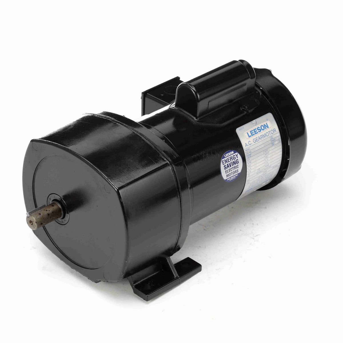 LEESON Parallel Shaft Gearmotor, 0.50 HP, 1 Ph, 60 Hz, 115/208-230 V, 133 RPM, 48Y Frame, TEFC - 107014.00
