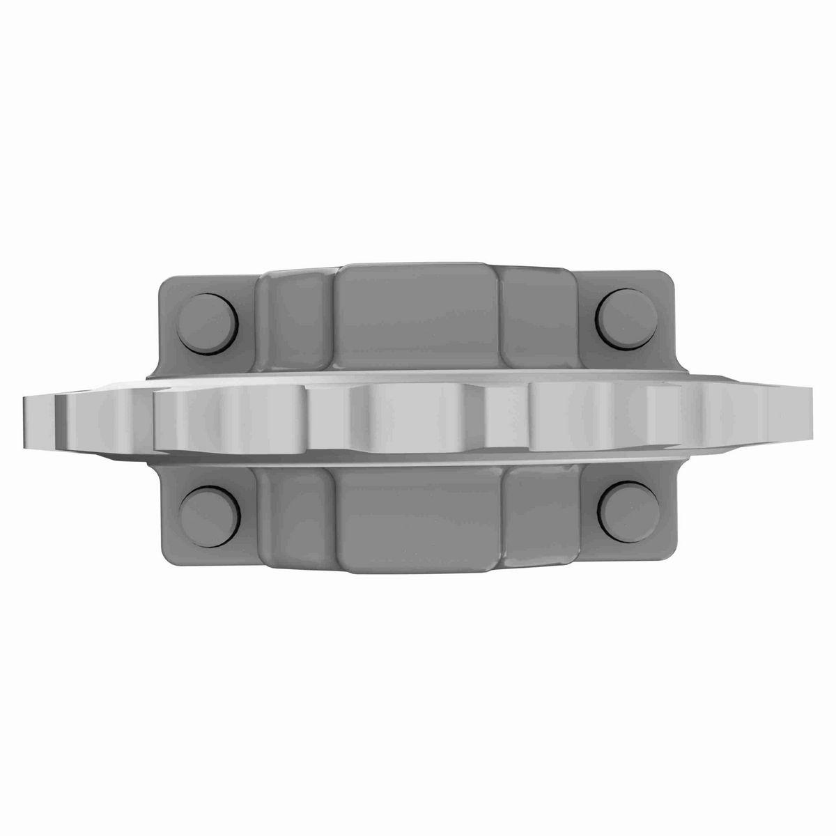 Rexnord 7700 Series Split Cast Stainless Steel Sprocket and a 16 Teeth with 1-3/8in Round Shaft-Ready Bore with Keyway & Setscrew - 614-163-3