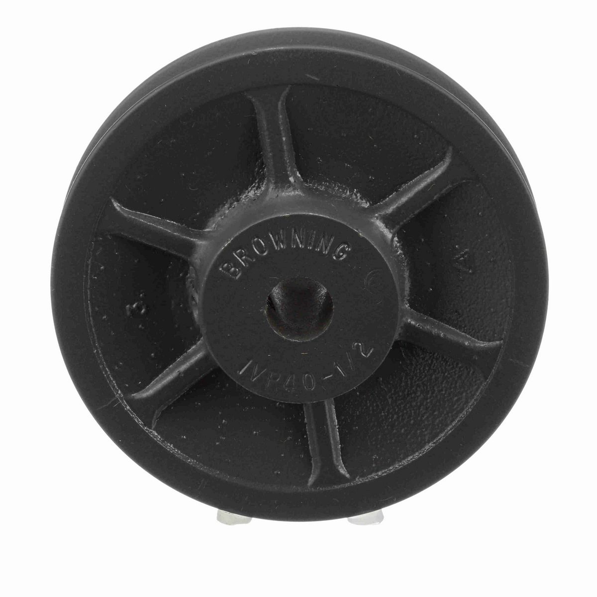 Browning 1 Groove Cast Iron Finish Bore FHP Variable Pitch Sheave - 1VP40X1/2