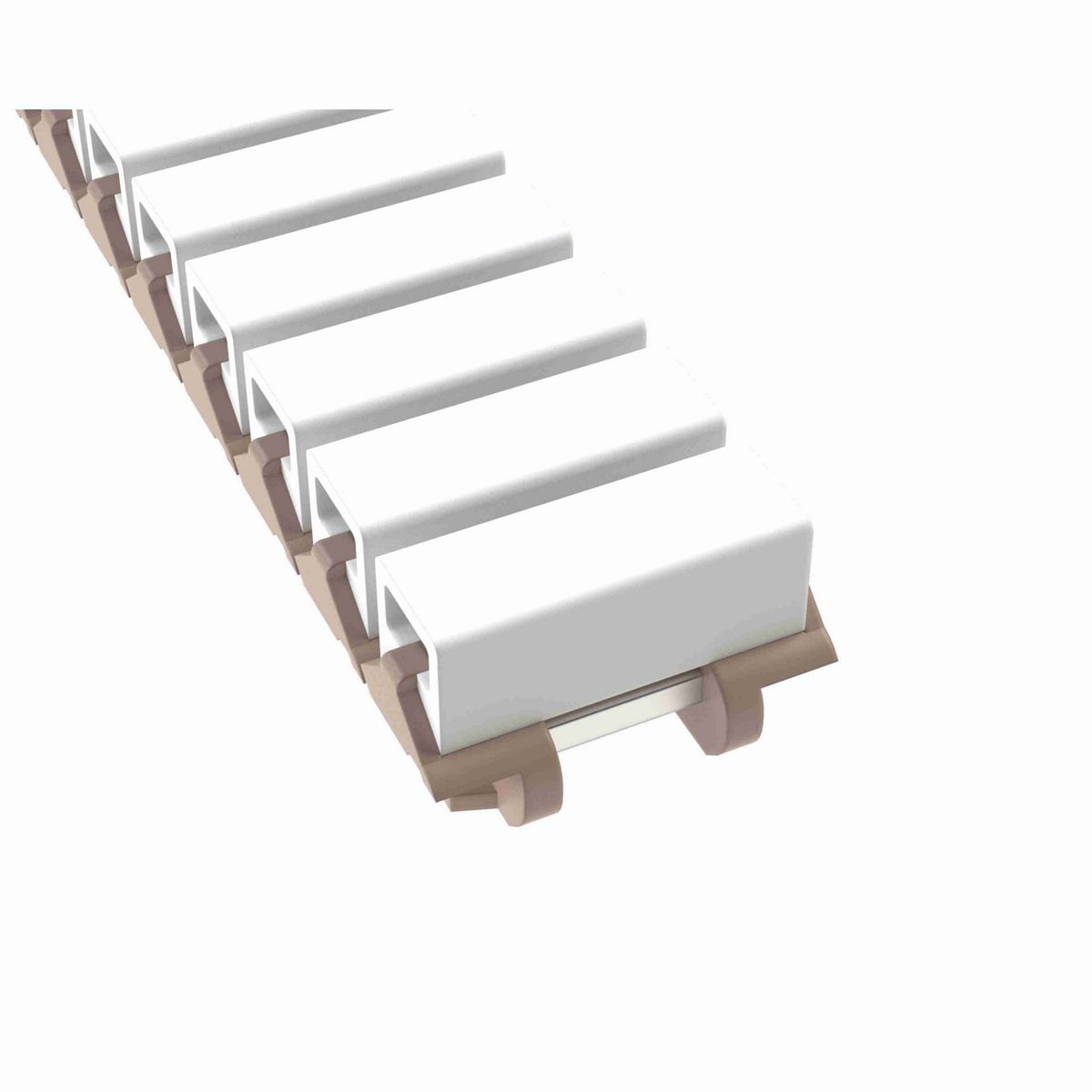 Rexnord 882TAB SideGrip™ Side-flexing, Material: Tan Low Friction, Width: 3.75in, Pitch: 1.5in - 81402661