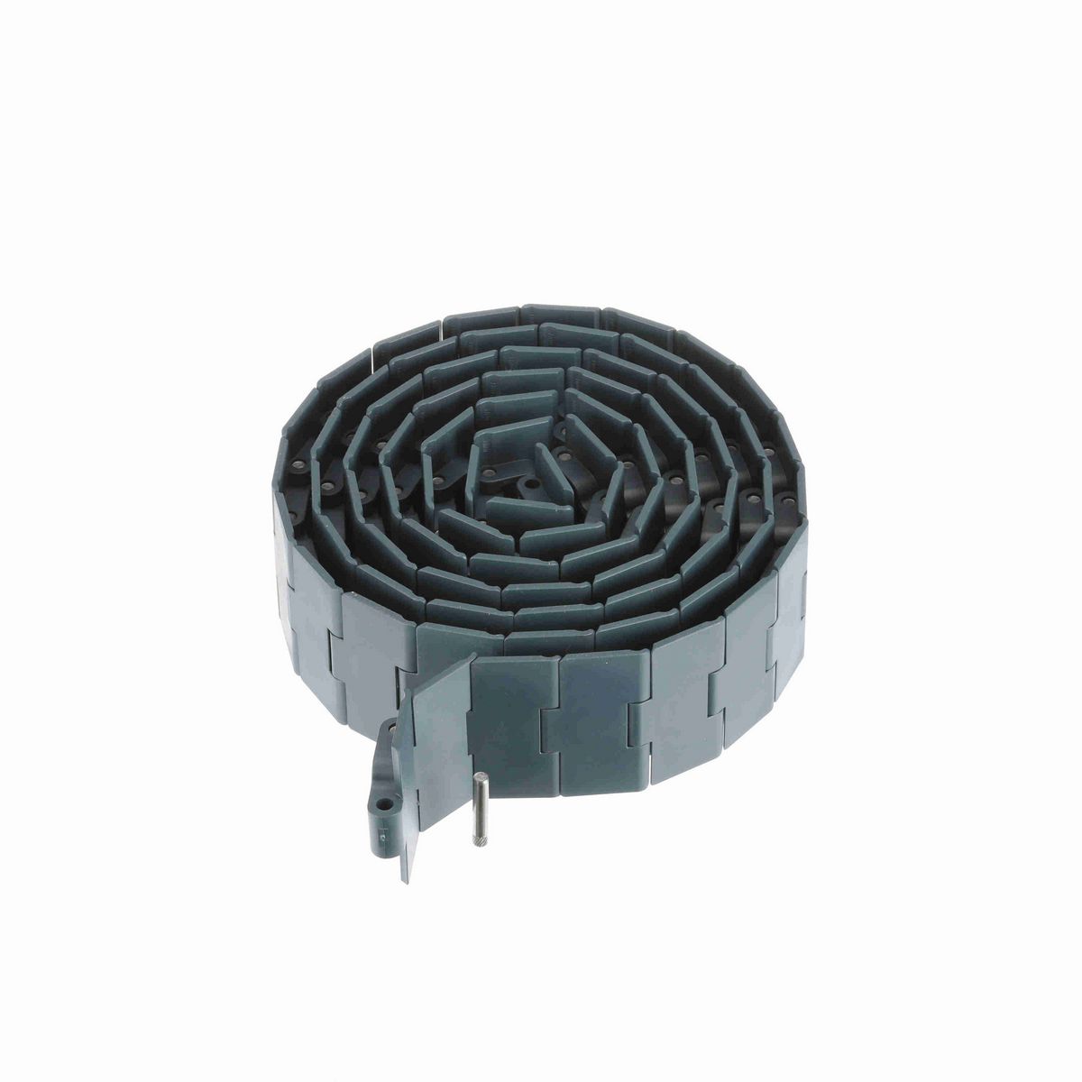 System Plast 828 Straight Running Solid Top, Material: NG evo (Gray Blue), Width: 3.25in, Pitch: 1.5in - NGE828-K325