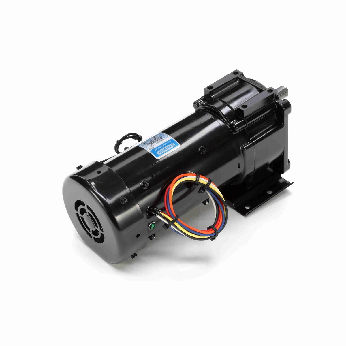 LEESON Parallel Shaft Gearmotor, 0.16 HP, 1 Ph, 60 Hz, 110 V, 156 RPM, 38 Frame, TEFC - M1145035.00