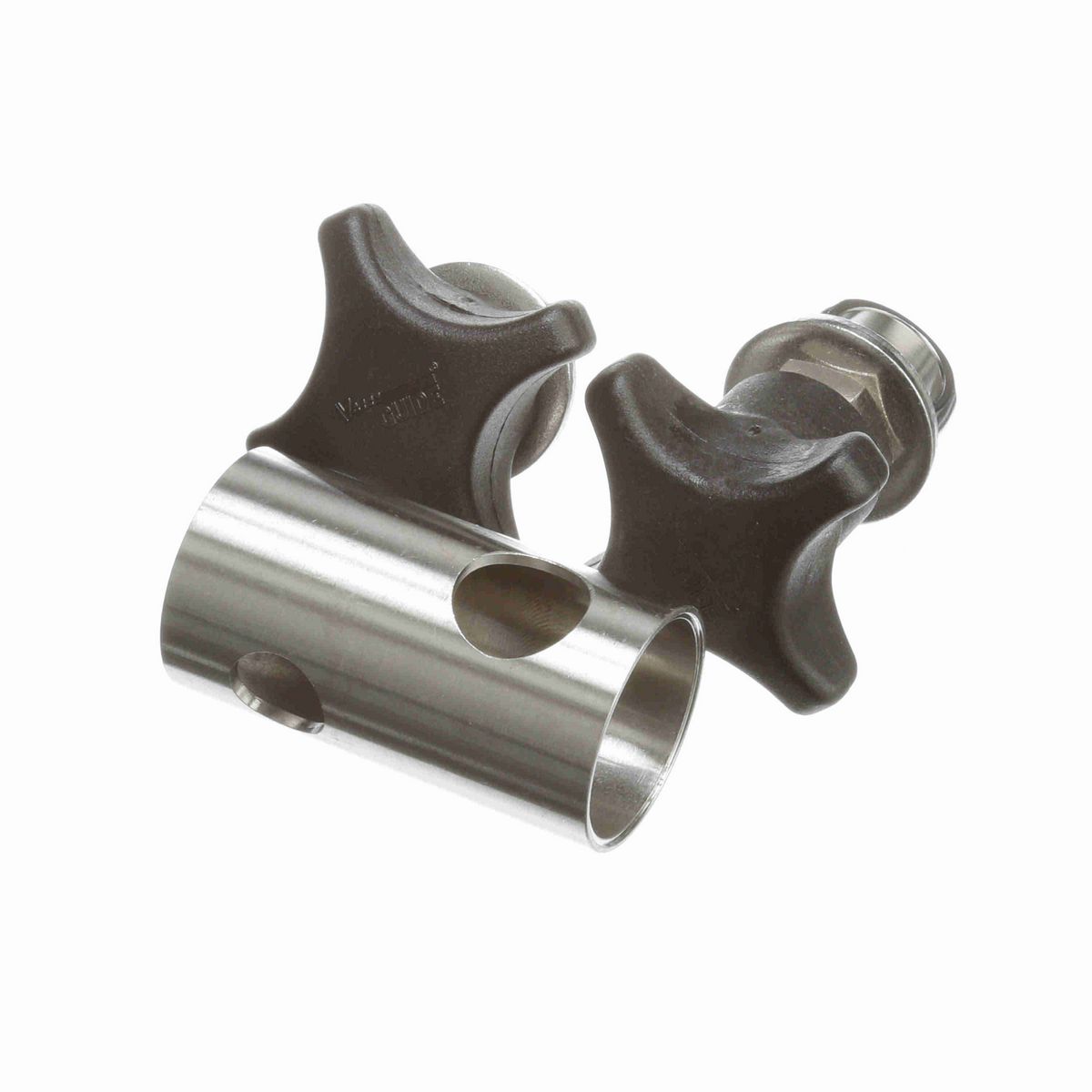 System Plast Cross Block for 1/2-in round x 5/8-in round w/ 2 Knobs - VG-621S-12-58