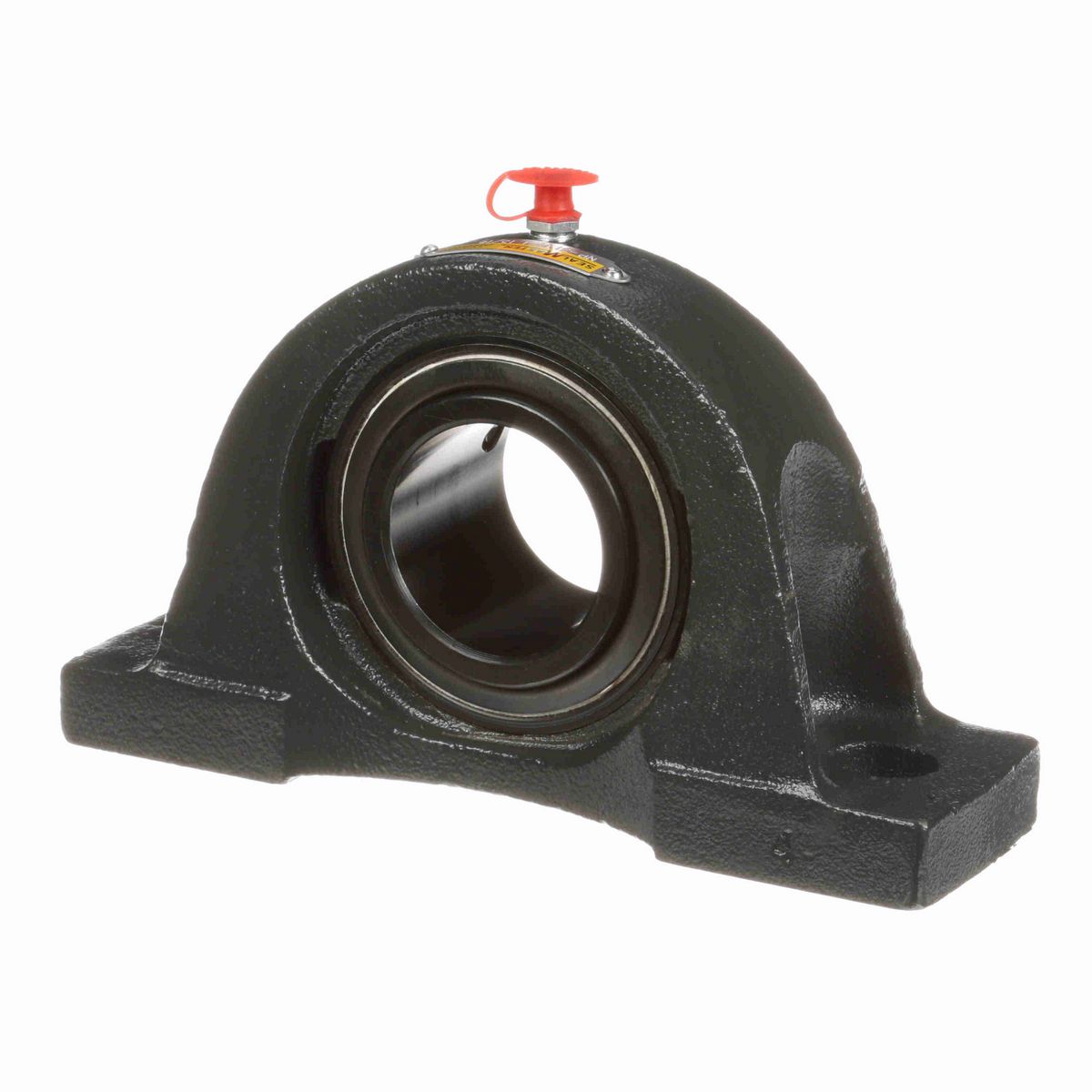 Sealmaster Mounted Cast Iron Two Bolt Pillow Block Ball Bearing - 52100 Bearing Steel, Black Oxided - Setscrew Lock - High Temperature - NP-31 HI