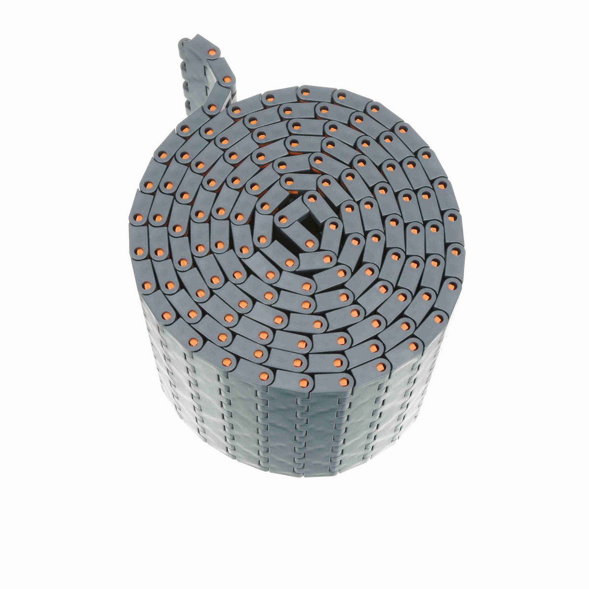 System Plast 2252FT Straight Running Solid Top, Material: NG evo (Gray Blue), Width: 7.5in, Pitch: 1in - NGE2252FT-K750