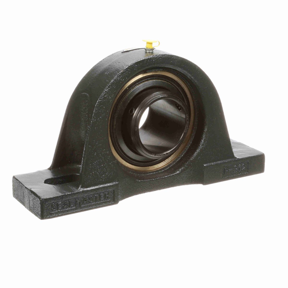 Sealmaster Mounted Cast Iron Two Bolt Pillow Block Ball Bearing - 52100 Bearing Steel, Black Oxided - Double Setscrew Lock - Air Handling Housing Fit, Noise Tested - EMPD-43 CXU