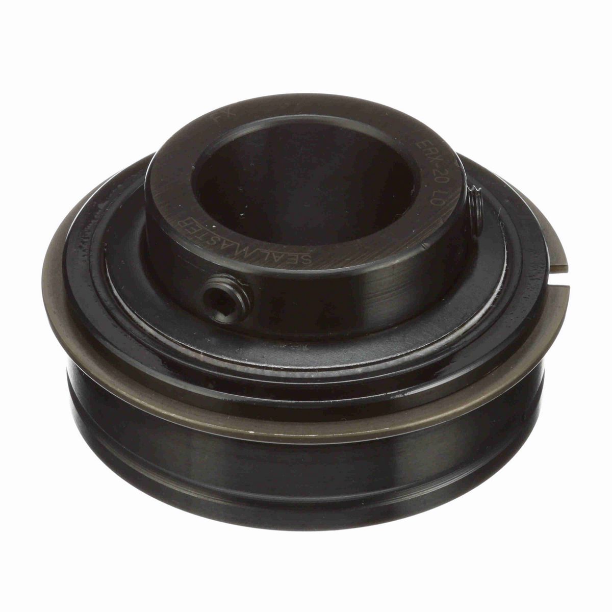 Sealmaster Mounted Insert Only Ball Bearing - 52100 Bearing Steel, Black Oxided - Setscrew Lock - Low Drag - ERX-208 LO