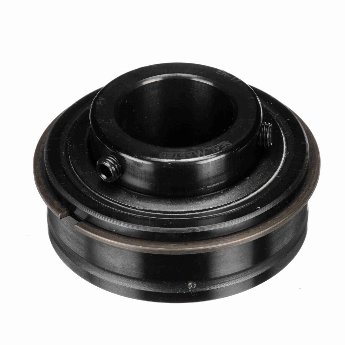 Sealmaster Mounted Insert Only Ball Bearing - 52100 Bearing Steel, Black Oxided - Setscrew Lock - ER-17