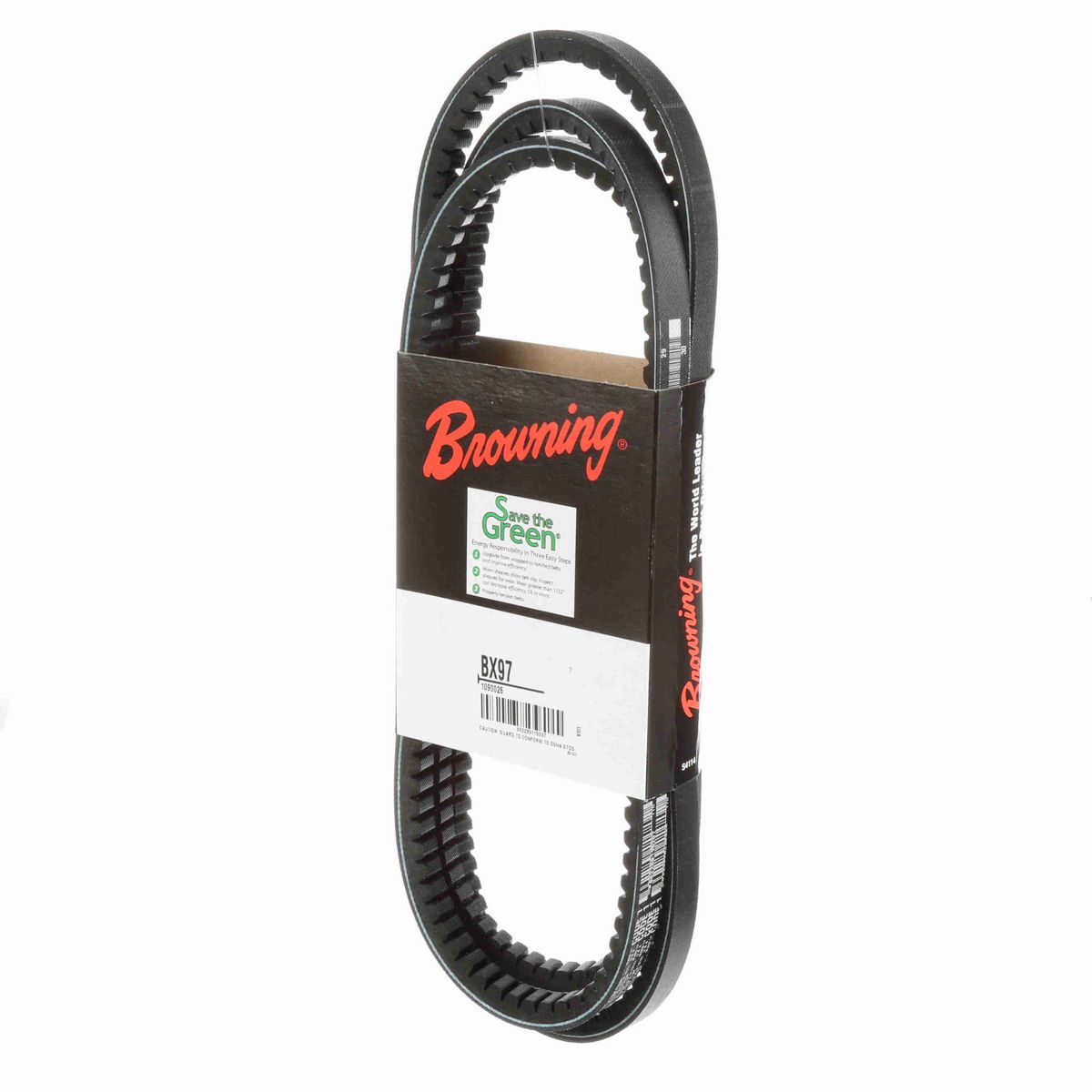 Browning EPDM Notched Belt 98% Efficient - BX97