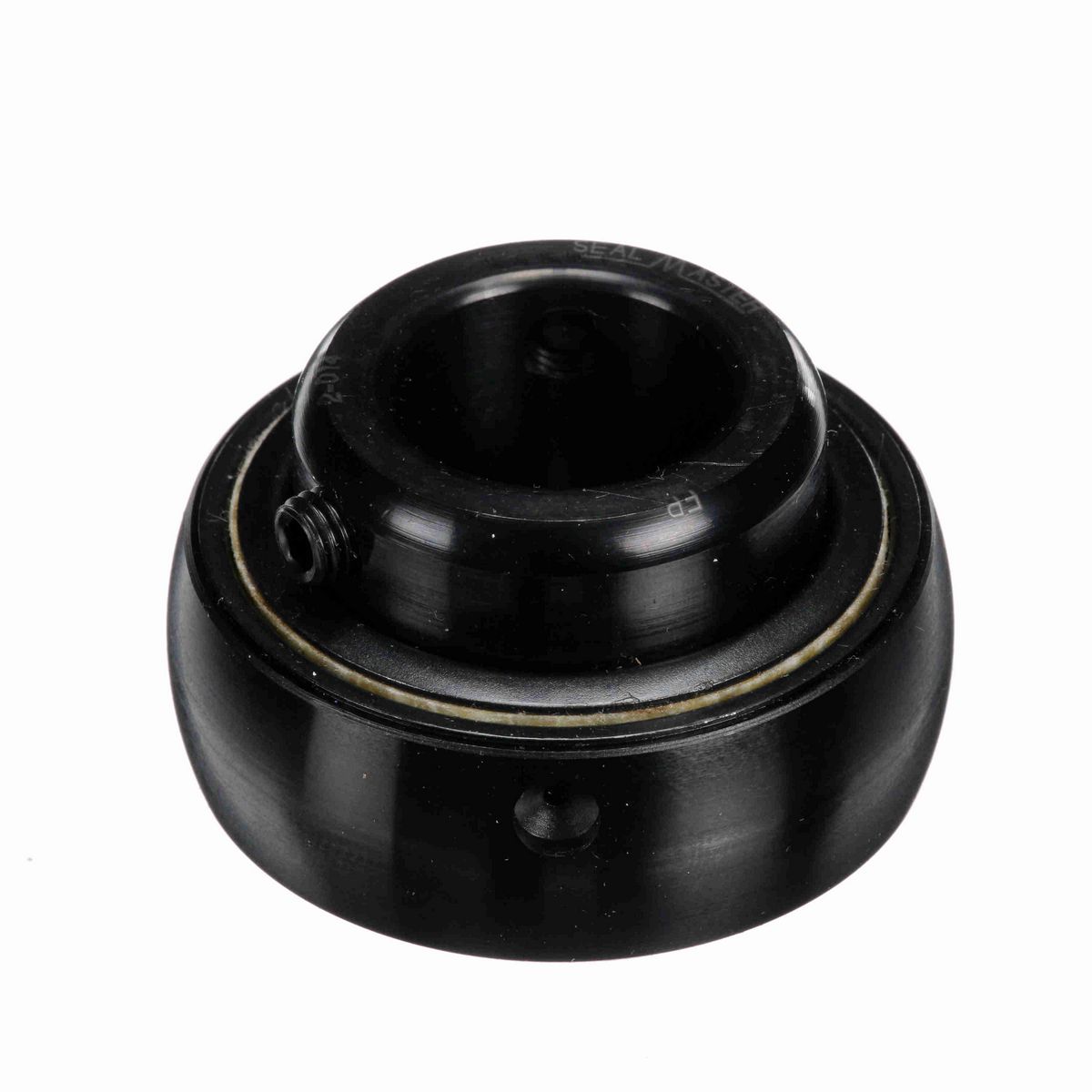 Sealmaster Mounted Insert Only Ball Bearing - 52100 Bearing Steel, Black Oxided - Setscrew Lock - 2-014