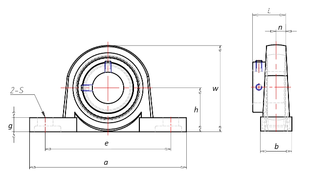 Подшипниковый узел ASAHI type UP 000, UP 005 [502073]