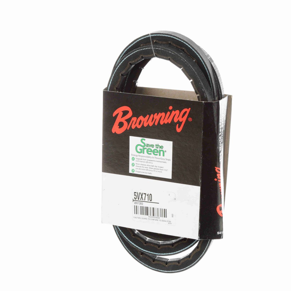 Browning EPDM Notched Belt 98% Efficient - 5VX710