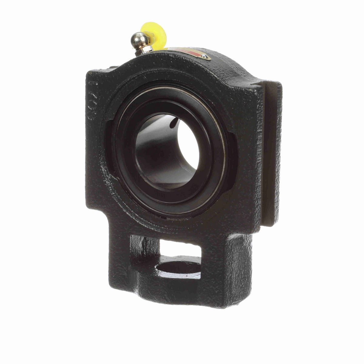 Sealmaster Mounted Cast Iron Wide Slot Take Up Ball Bearing - 52100 Bearing Steel, Black Oxided - Setscrew Lock - MST-28