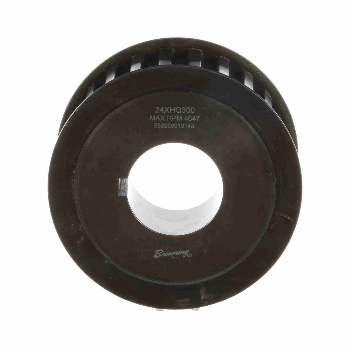 Browning Steel Bushed Bore Gearbelt Pulley - 24XHQ300