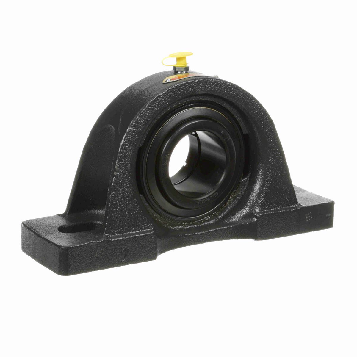 Sealmaster Mounted Cast Iron Two Bolt Pillow Block Ball Bearing - 52100 Bearing Steel, Black Oxided - Concentric Lock - MP-32T