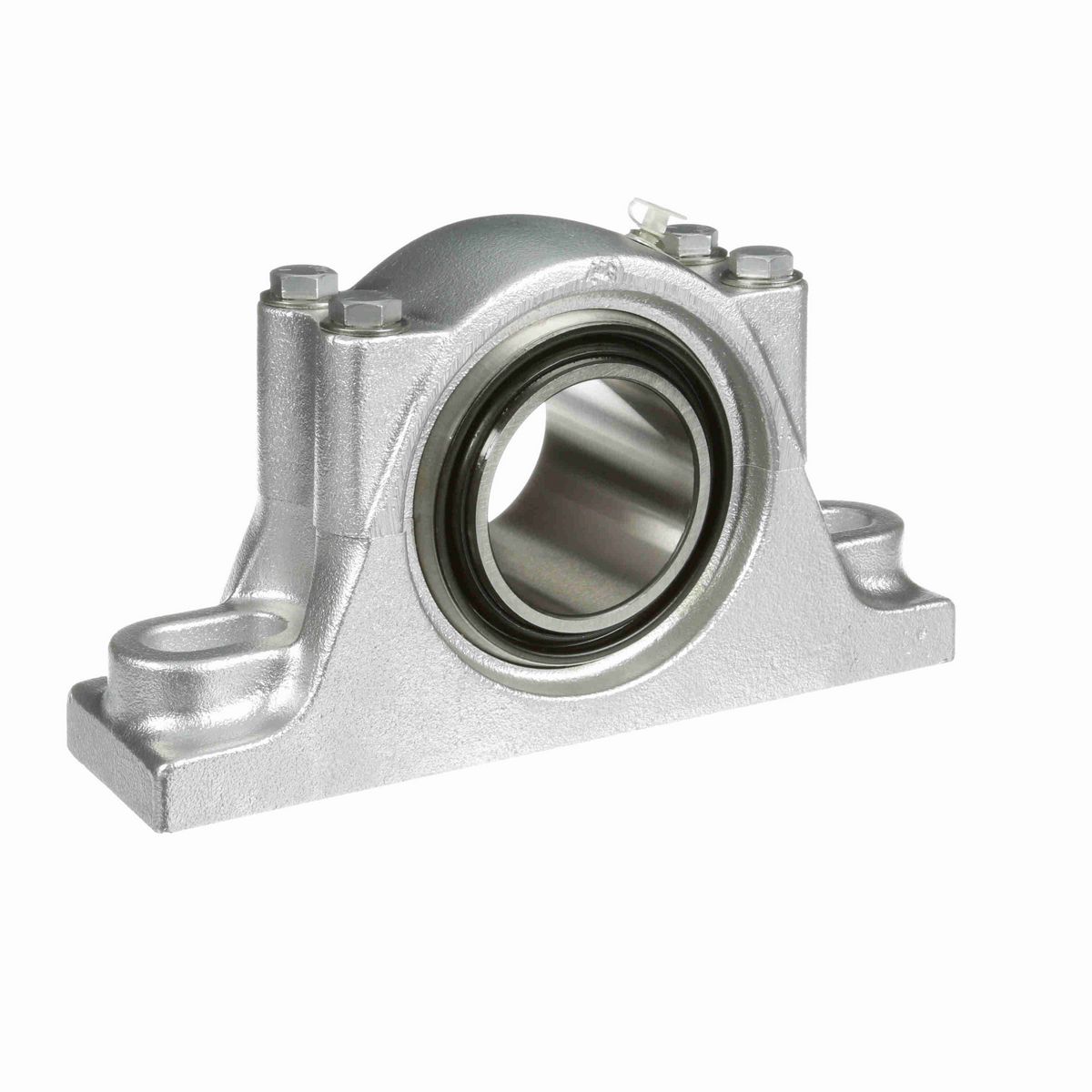 Sealmaster Mounted Flouropolymer Coated Cast Iron Two Bolt Pillow Block Tapered Roller - 52100 Bearing Steel - Collar Mount Lock - Corrosion Resistant - RPBA 300-C2 CR