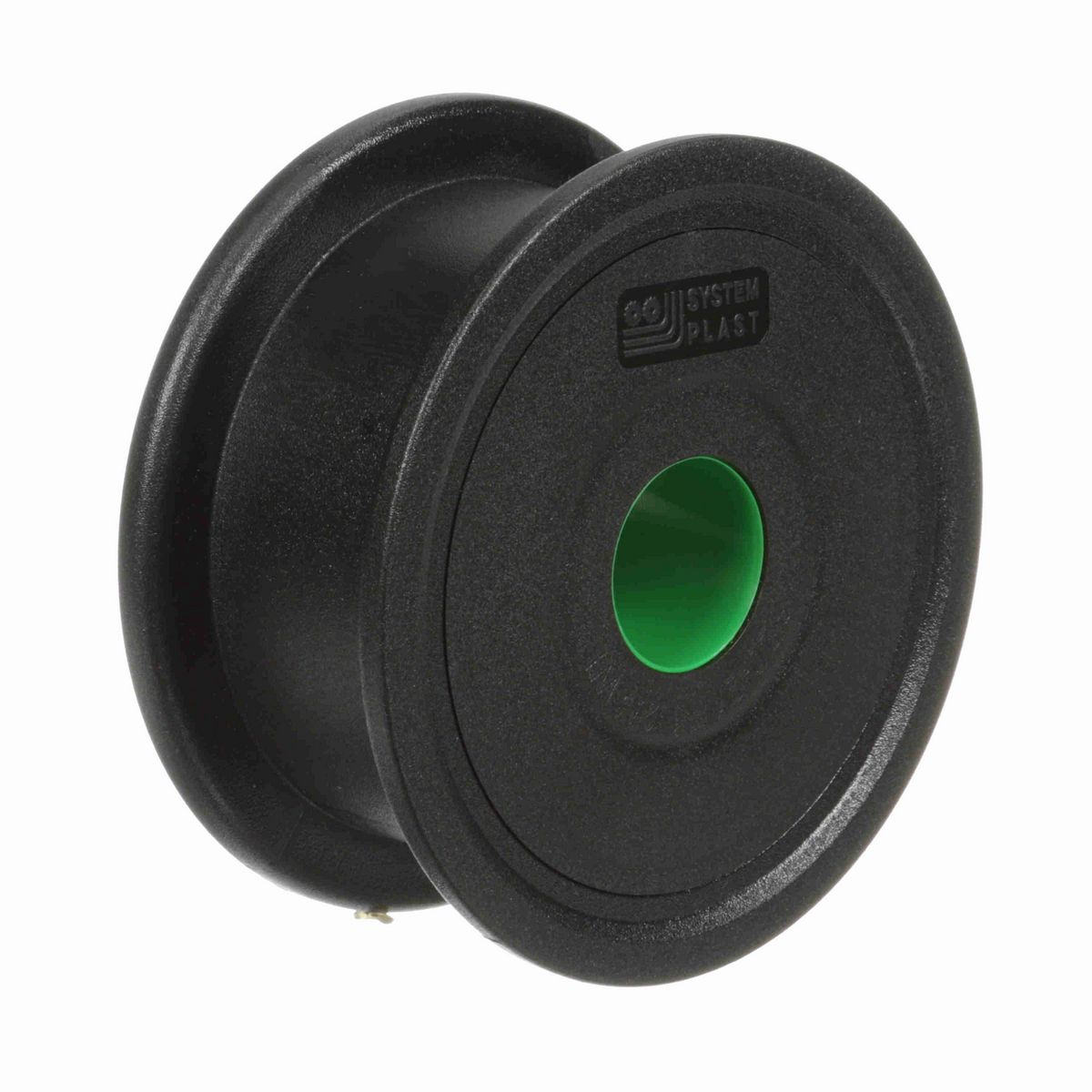 System Plast 820 Series Solid One Piece Molded Sprocket with 21 Teeth and a 1-1/4in Round Idler Bore - 820-21R1.25-WL