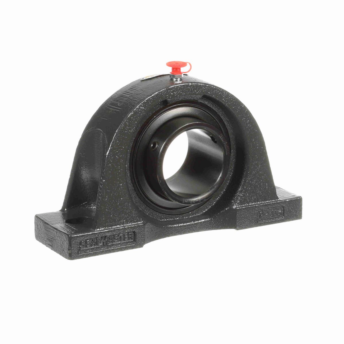 Sealmaster Mounted Cast Iron Two Bolt Pillow Block Ball Bearing - 52100 Bearing Steel, Black Oxided - Setscrew Lock - High Temperature - NP-39 HT