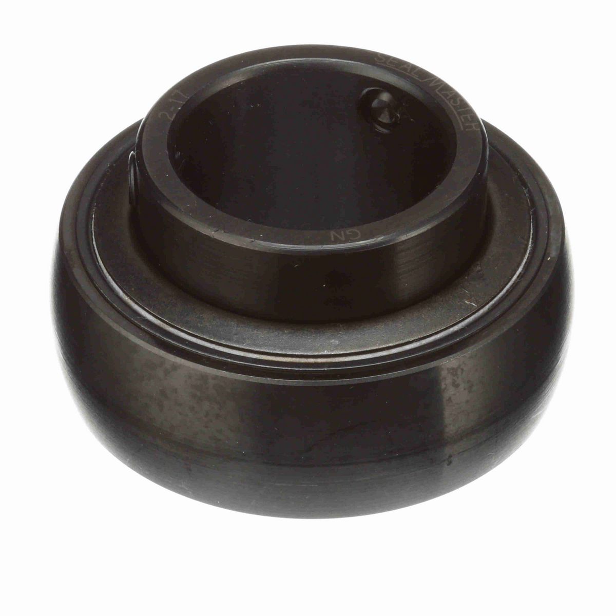 Sealmaster Mounted Insert Only Ball Bearing - 52100 Bearing Steel, Black Oxided - Setscrew Lock - 2-17