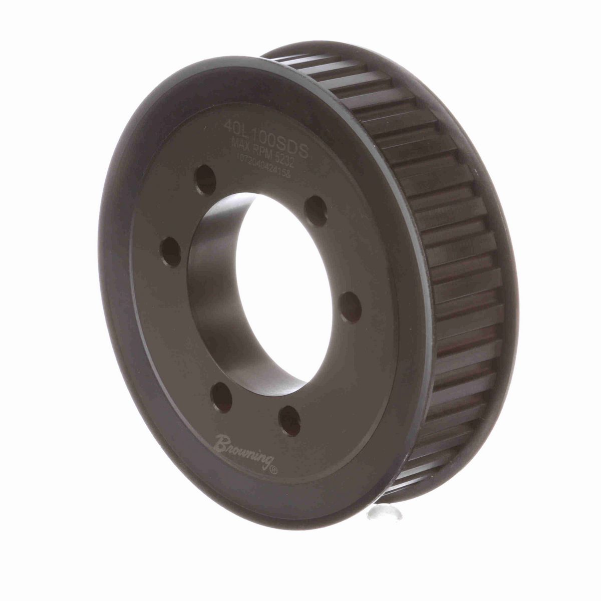 Browning Steel Bushed Bore Gearbelt Pulley - 40L100SDS