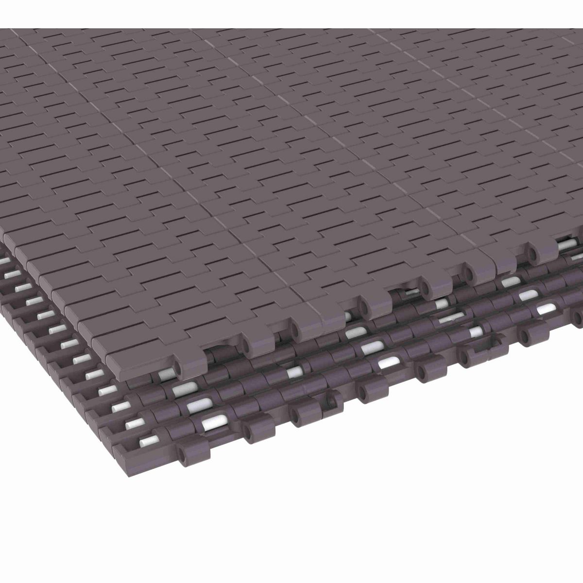 Rexnord 395 Straight Running Solid Top, Material: Brown High Performance, Width: 6in, Pitch: 8mm - 10667922