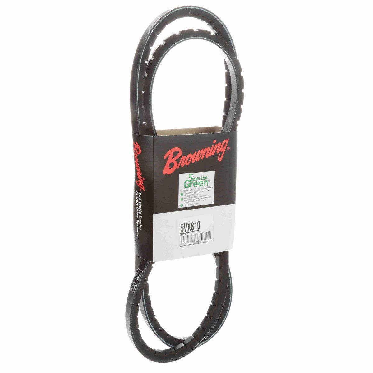 Browning EPDM Notched Belt 98% Efficient - 5VX810