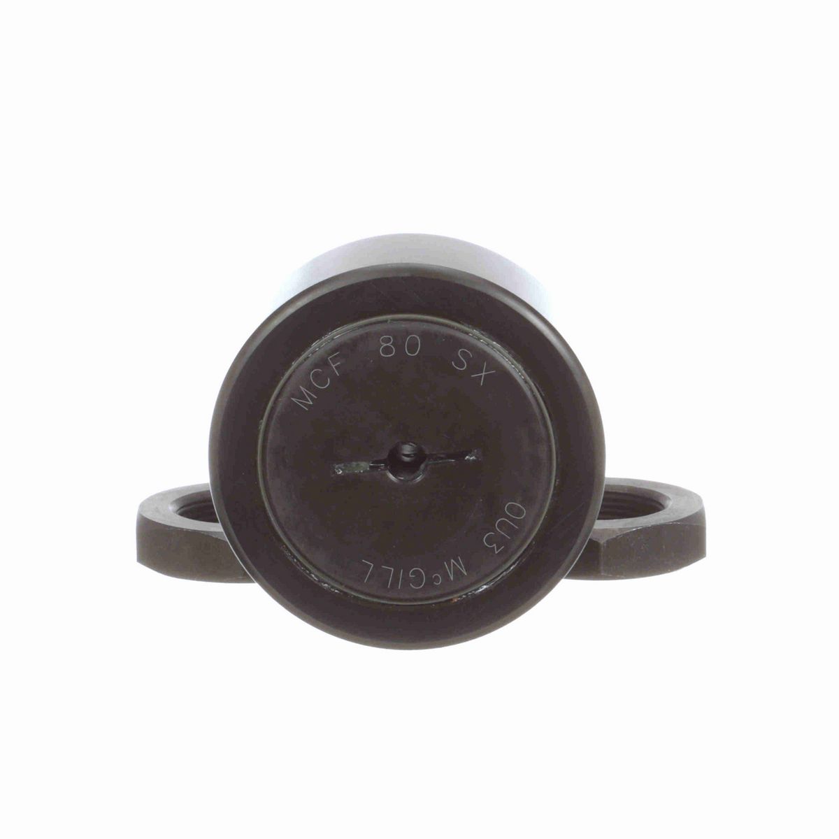 Опорный ролик с цапфой McGill CAMROL MCF 80 SX, цилиндрический, с уплотнением, со шлицем под отвёртку, метрический