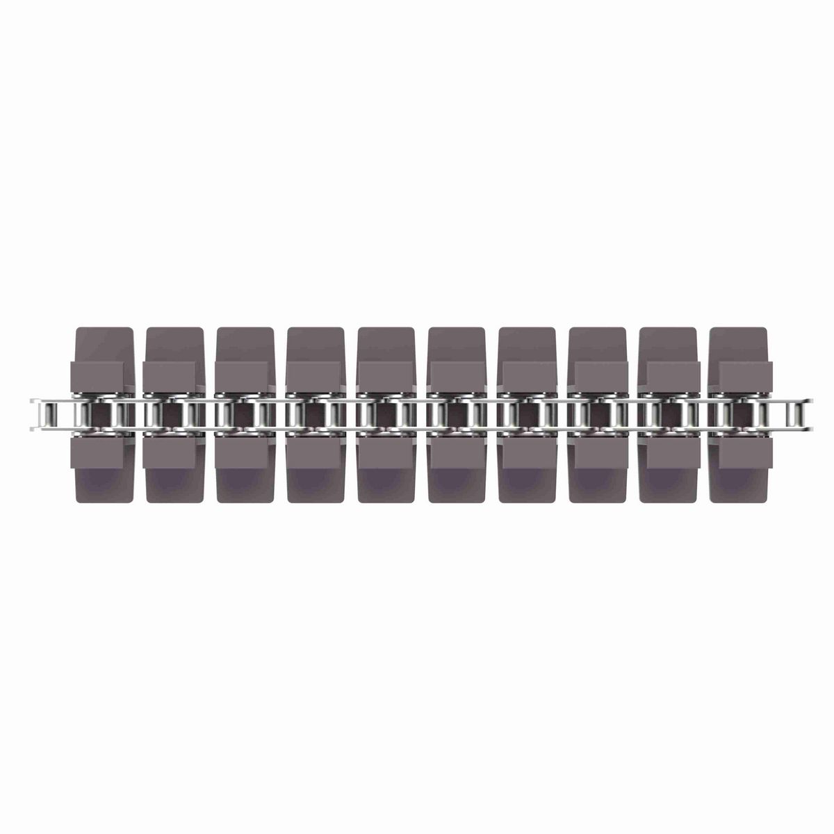 Rexnord 1873TAB SideGrip™ Side-flexing, Material: Brown High Performance, Width: 3.75in, Pitch: 1.5in - 81419261