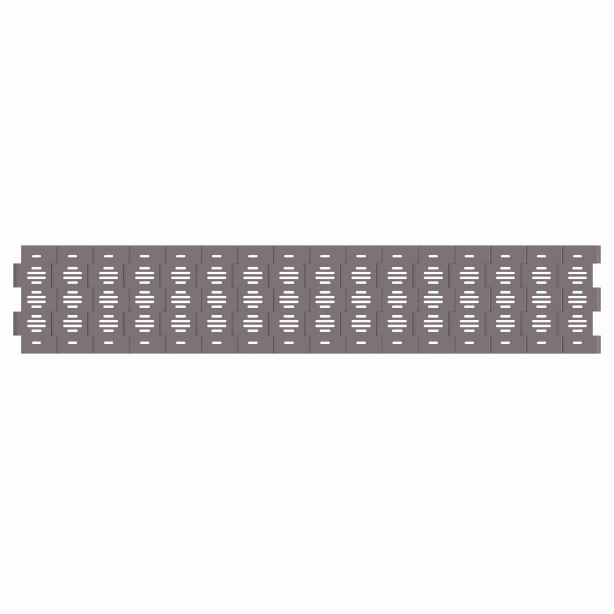 Rexnord 5706 Straight Running Flush Grid, Material: Brown High Performance, Width: 4.5in, Pitch: 1.5in - 81416772