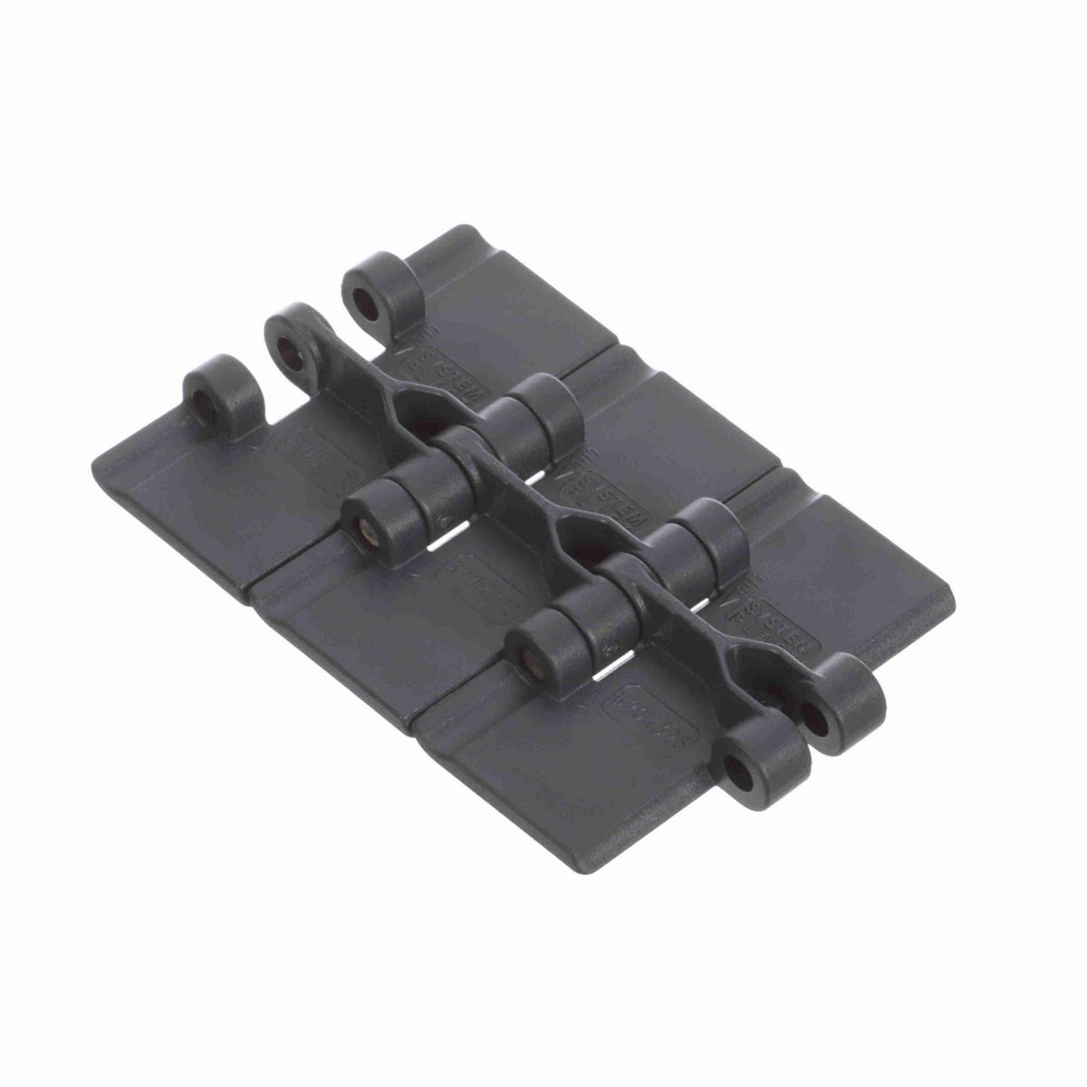 System Plast 820 Straight Running Solid Top, Material: NG evo (Gray Blue), Width: 3.25in, Pitch: 1.5in - NGE820-K325