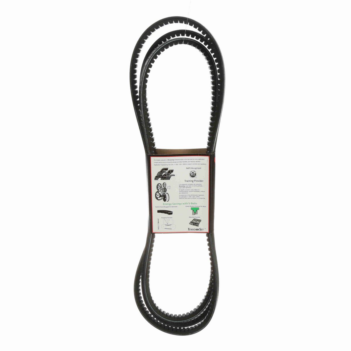 Browning EPDM Notched Belt 98% Efficient - BX154