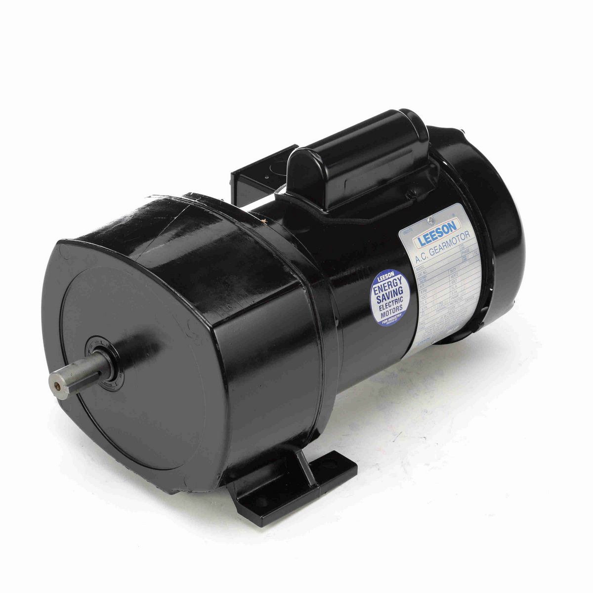 LEESON Parallel Shaft Gearmotor, 0.25 HP, 1 Ph, 60 Hz, 115/208-230 V, 12 RPM, 48Y Frame, TEFC - 107004.00