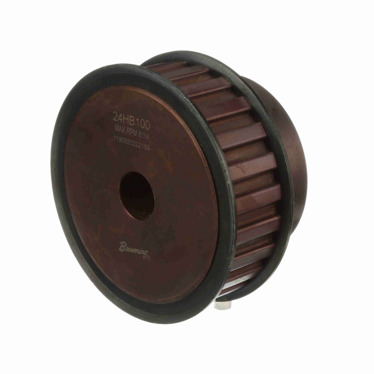 Browning Steel Rough Bore Gearbelt Pulley - 24HB100