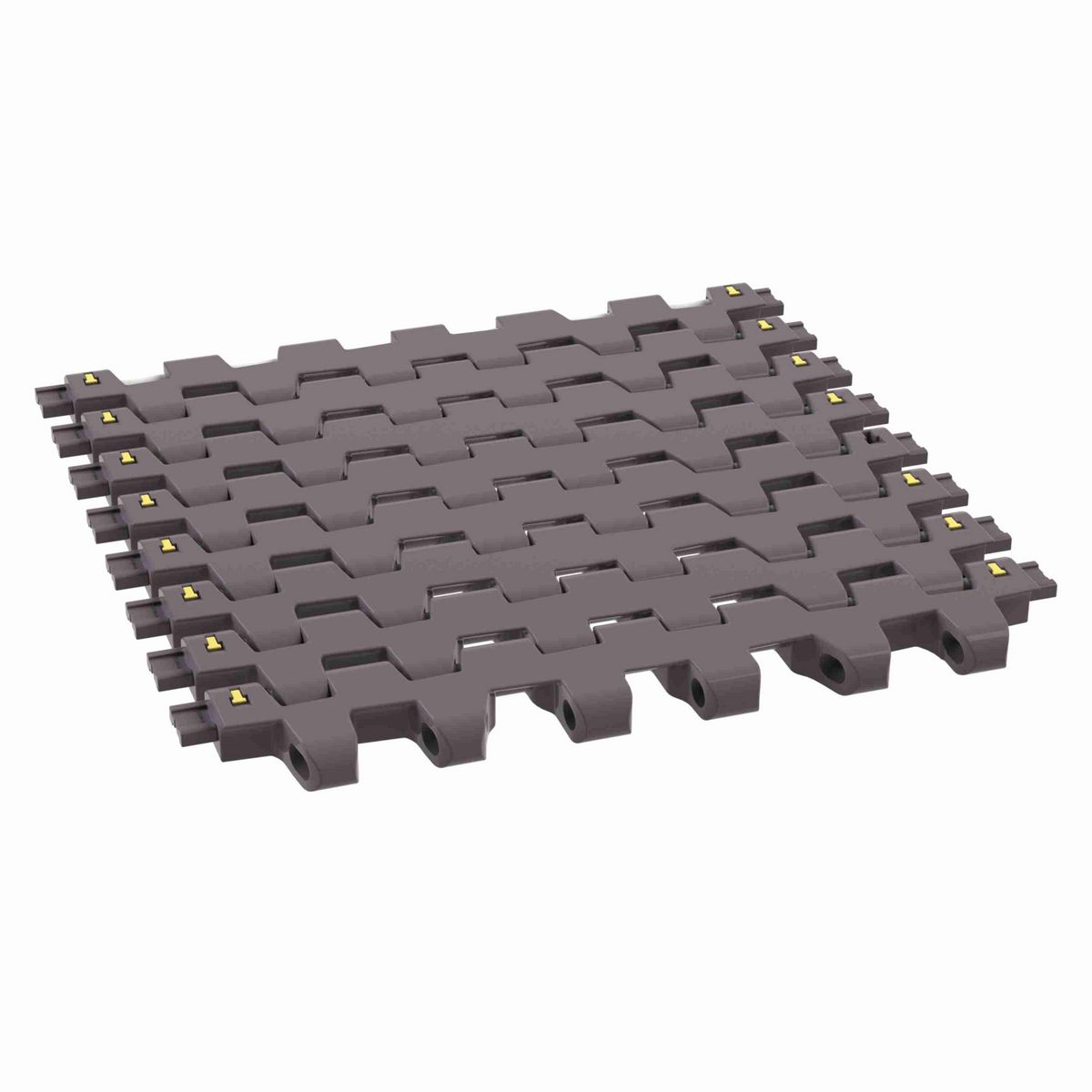 Rexnord 7966ST Side-flexing Flush Grid, Material: Brown High Performance, Width: 12in, Pitch: 1.5in - 10324718
