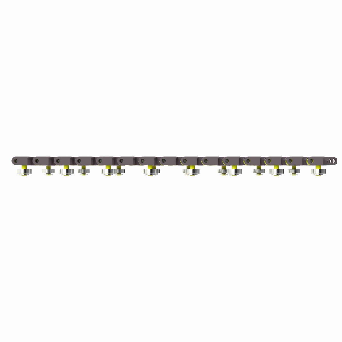 Rexnord 7956B Side-flexing Flush Grid, Material: Brown High Performance, Width: 12in, Pitch: 1.25in - 81450661