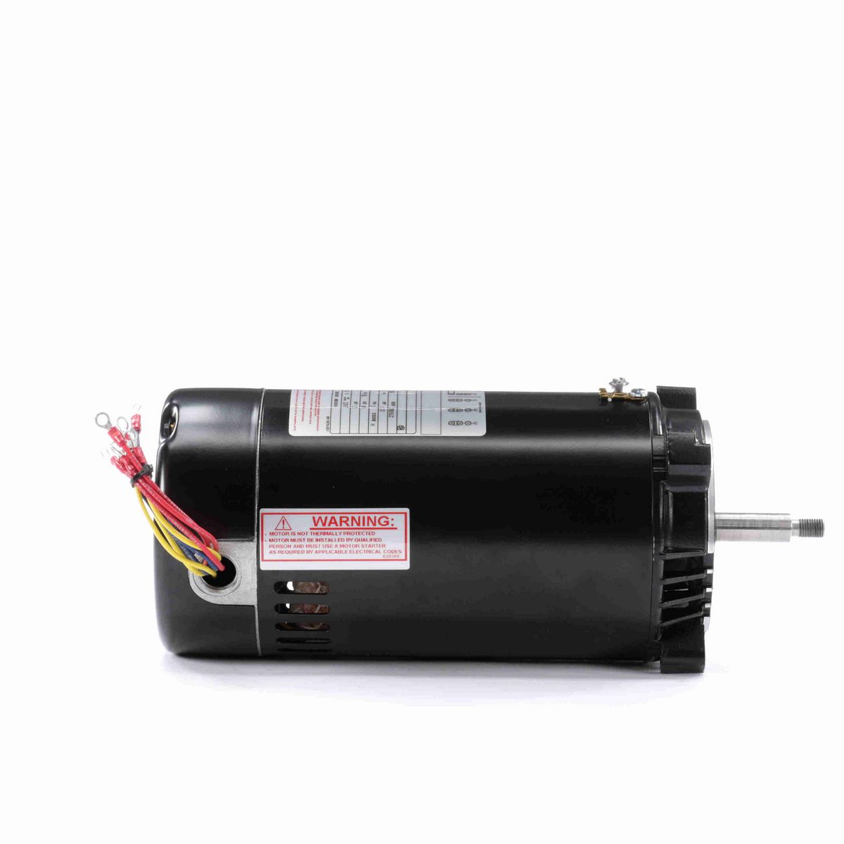 Century Pool Pump Motor, 1 1/2 HP, 3 Ph, 60 Hz, 208-230/460 V, 3600 RPM, 56J Frame, ODP - T3152