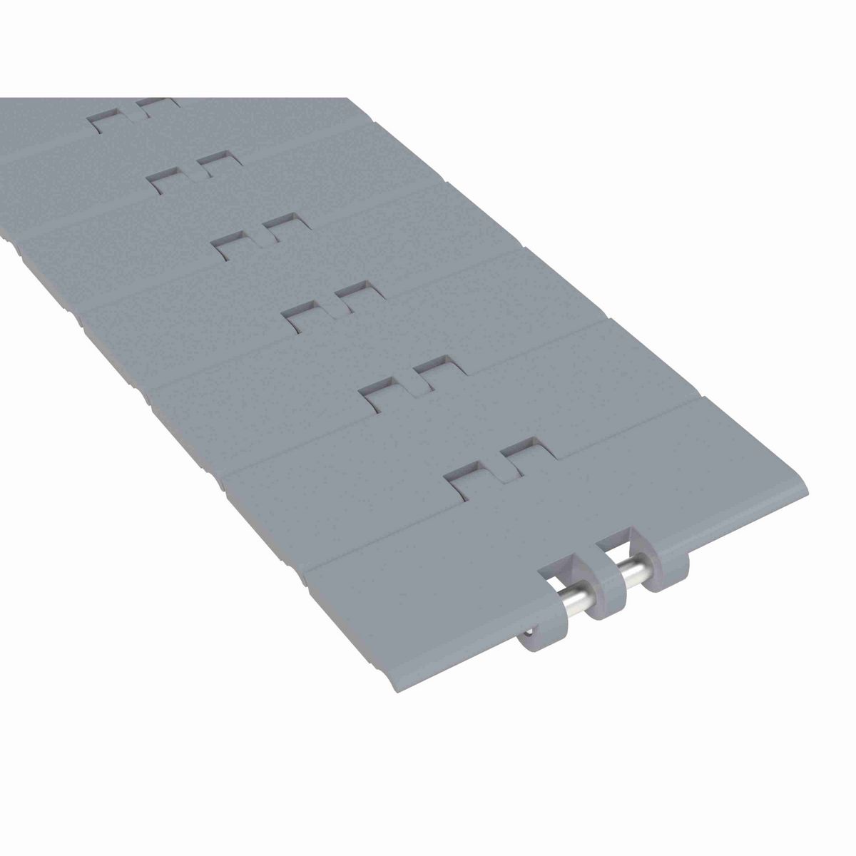 Rexnord 831 Straight Running Solid Top, Material: Silver Platinum Series, Width: 7.5in, Pitch: 1.5in - 81431183