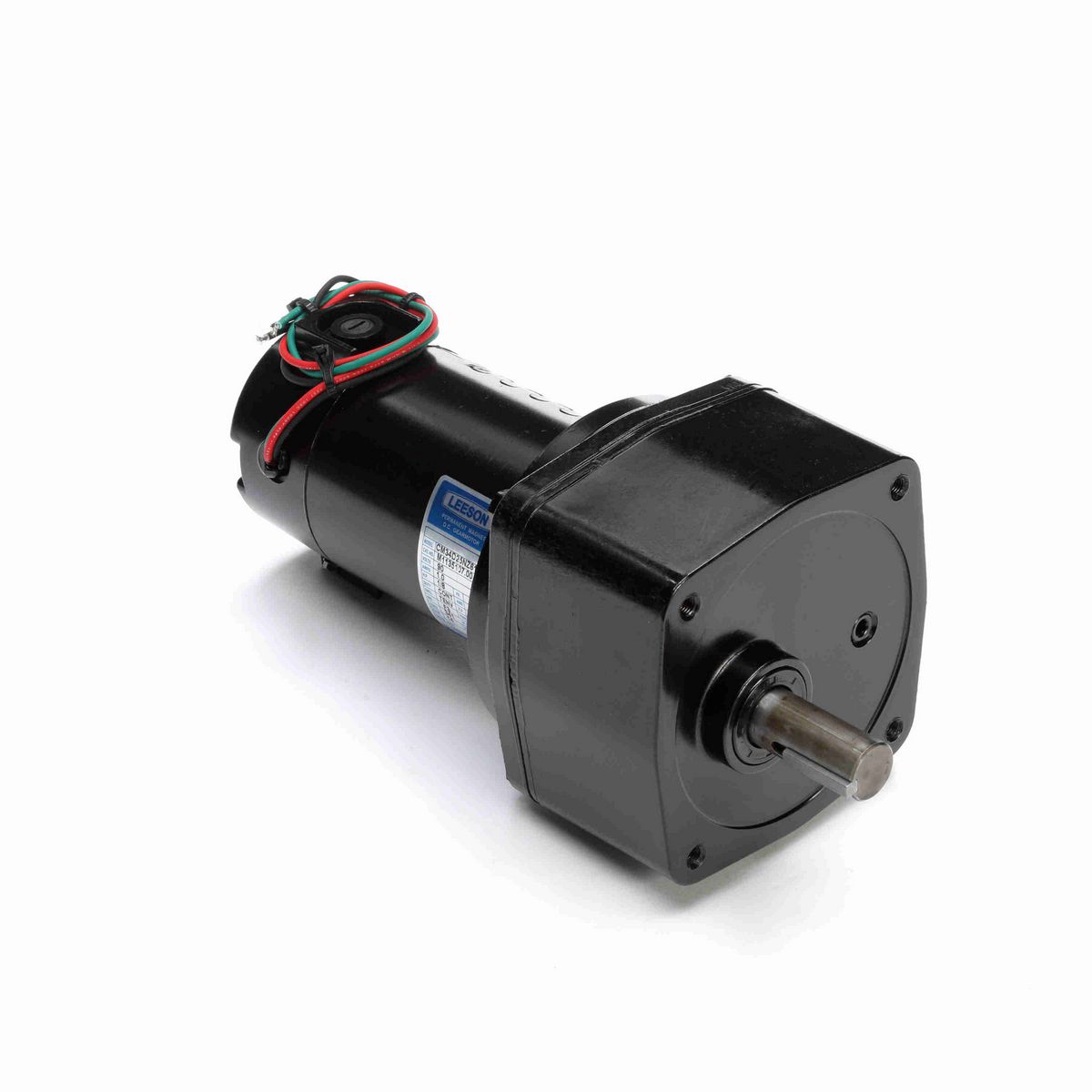 LEESON Parallel Shaft Gearmotor, 0.13 HP, 90 V, 14 RPM, 34 Frame, TENV - M1135107.00